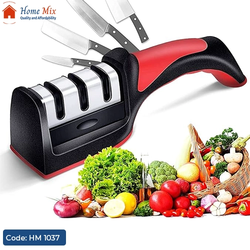 HM 1037 مسن سكاكين يدوي 3 فتحات 🔪✂️ - الصورة 1