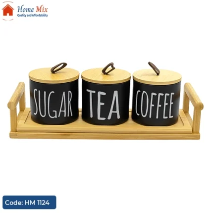 ☕ طقم كوفي كورنر بورسلين بلاك – شيك وأنيق لمطبخك