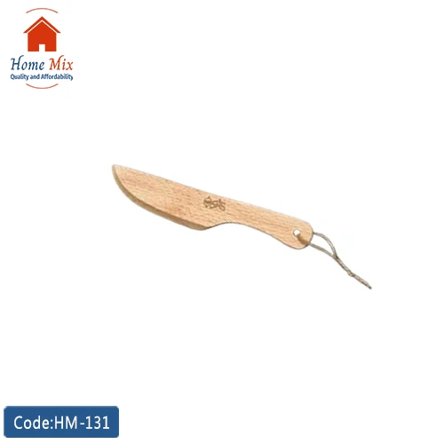 HM-131 سكين تقطيع خشب طبيعي – آمن على أواني التيفال - الصورة 1