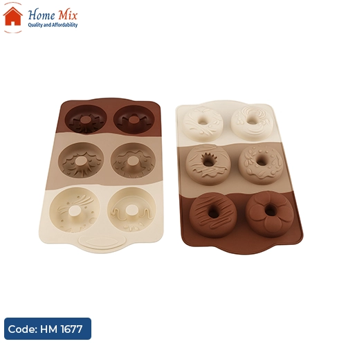 HM 1677 قالب دونتس سيليكون 🍩 - الصورة 1
