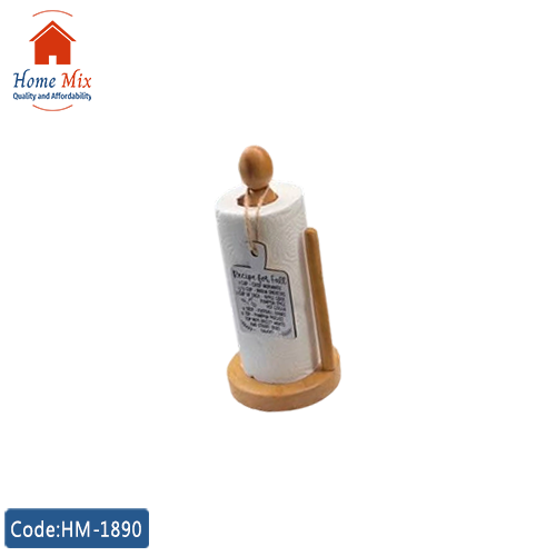 HM-1890 حامل مناديل خشب زان – عملي وأنيق بالقاطع - الصورة 1