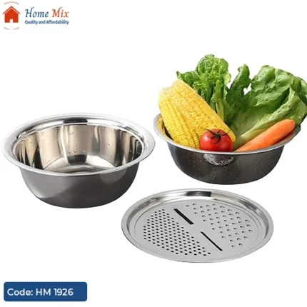 طقم عجان و مبشرة استانلس 🍝