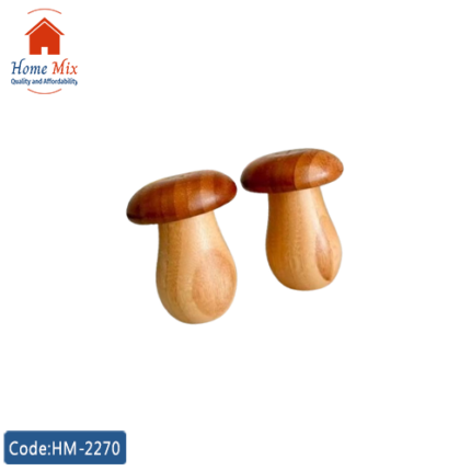 طقم ملاحة خشب مشروم – 2 قطعة بشكل أنيق ومميز