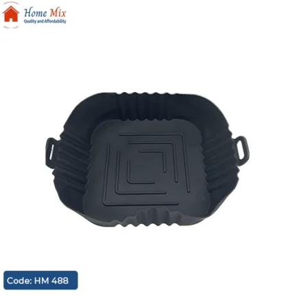 طبق ايرفراير سيليكون مربع – 22 سم