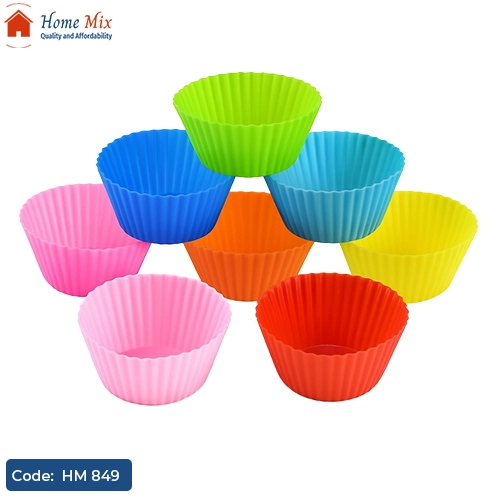 HM 849 قوالب كب كيك سيليكون – باكت 12 قطعة - الصورة 1