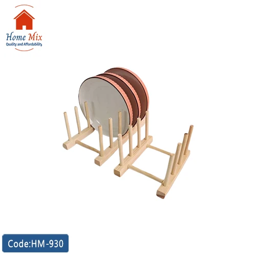 HM-930 حامل أطباق خشب كوبى إيكيا – منظم متعدد الاستخدامات - الصورة 1