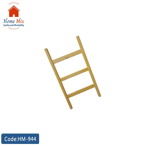 HM-944 سلم فواطه خشب ديكوري لتنظيم الفوط والمفارش - الصورة 1