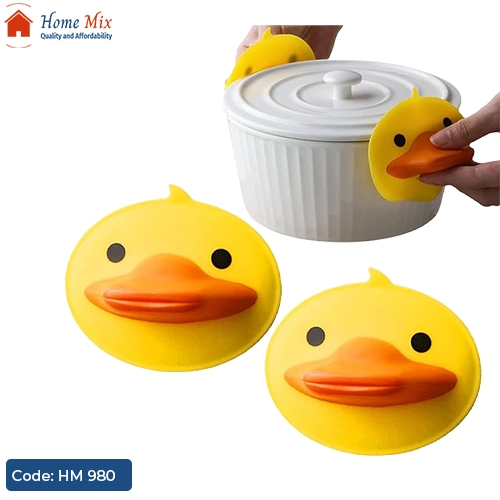 HM 980 ماسك بطوط سيليكون حراري – 2 قطعة 🦆 - الصورة 1