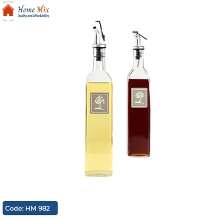 طقم زِياتة زجاج – 2 قطعة (500 مل)