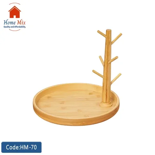 imgi_2_HM-70 استاند شجرة خشب – منظم أكواب ومجات وفناجين قهوة - الصورة 1