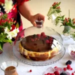 ⁦طبق تقديم بغطاء زجاج باشاباتشي تركي – 32 سم⁩ - الصورة ⁦2⁩