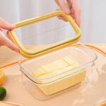 ⁦علبة تقطيع قوالب الزبدة والجبنة – 2×1⁩ - الصورة ⁦2⁩