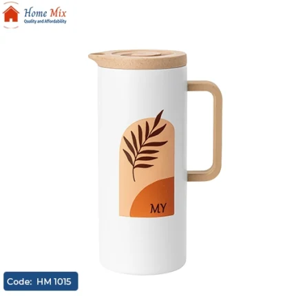 ترمس حراري بلاستيك ببطانة استانلس – يحافظ على الحرارة 8 ساعات بسعة 1 لتر