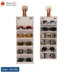 منظم نظارات جلد متعدد الاستخدامات – لحماية النظارات والميك أب