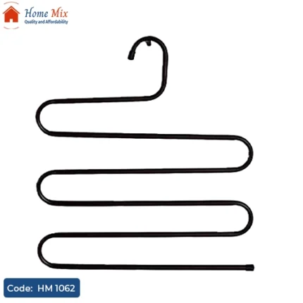 شماعة بنطلون حلزونية متعددة الاستخدام لتوفير المساحة