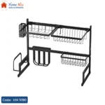 مطبقية سوبر بلاس معدن فوق الحوض – منظم أطباق ومستلزمات المطبخ