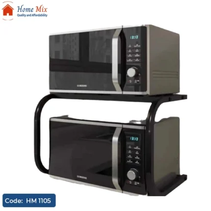 منظم ميكرويف معدني 2 دور – استاند متعدد الاستخدام لتوفير المساحة