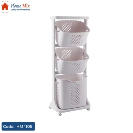 سبت دانتي 3 دور بعجلات – منظم متعدد الاستخدام للمطبخ والحمام