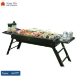 شواية الفحم المحمولة القابلة للطي