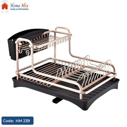 مطبقية أطباق جولد معدنية – تصميم أنيق بقاعدة مقاومة للماء