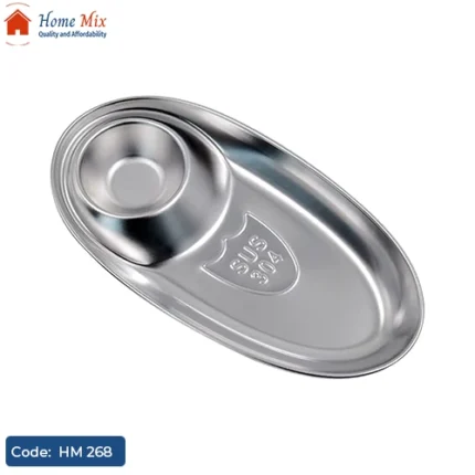 سيرفيس تقديم وجبات وصوصات – استانلس لوكس بحجم 13.8×27.7 سم