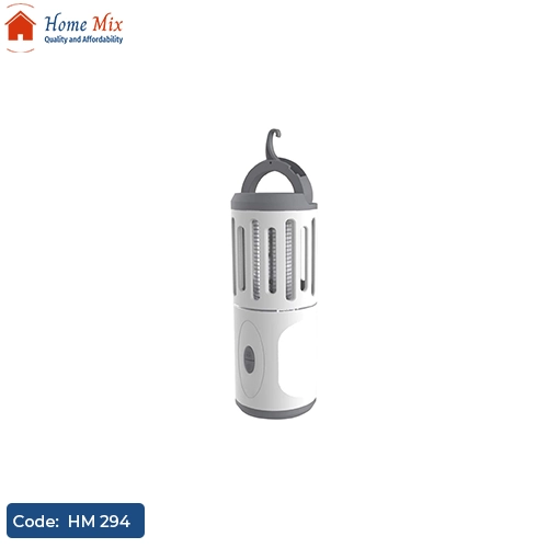 HM 294 صاعق ناموس مضيء بتصميم أسطواني أنيق يعمل ككشاف إضاءة وصد حشرات في نفس الوقت - الصورة 1