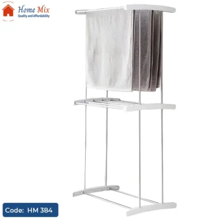 حامل وفواطة من 3 أدوار لغرف النوم – مواسير استانلس مقاومة للصدأ