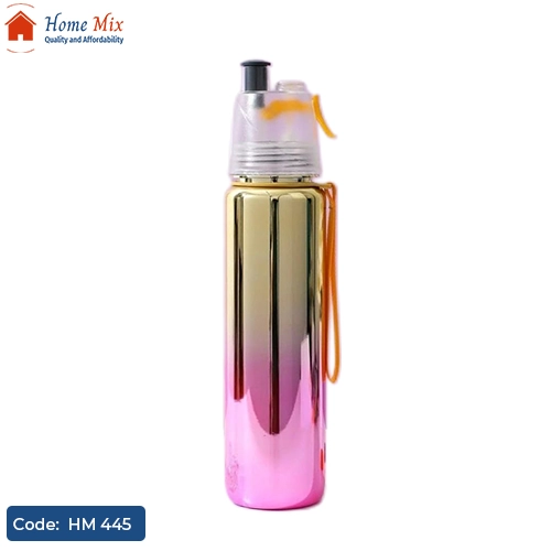 HM 445 زجاجة وبخاخة أكريليك – سعة 1 لتر بتصميم عصري مزودة بحامل واستيكر مائي - الصورة 1