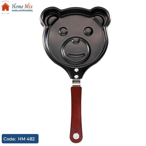 HM 482 طاسة بيض غير لاصقة بتصميم لطيف – شكل دبدوب - الصورة 1