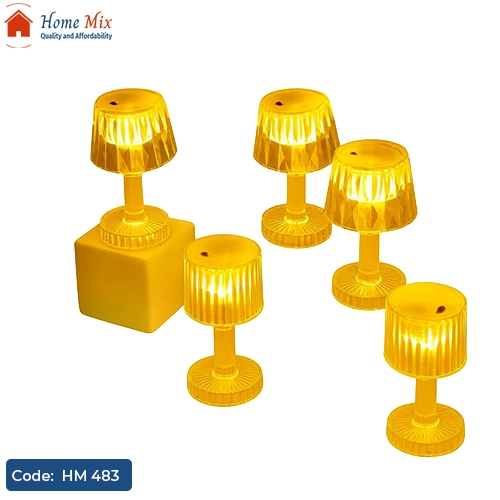 HM 483 وناسة ليد أكريليك بتصميم كريستالي – تعمل بالبطارية - الصورة 1