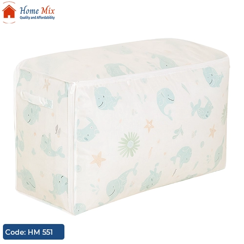 HM 551 شنطة تخزين الملابس كبيرة للحفاظ على الملابس وتنظيمها – 60×40×25 سم - الصورة 1