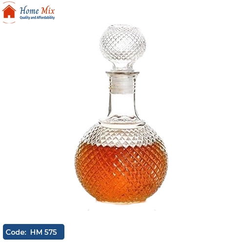 HM 575 قارورة كريستال زجاجية بتصميم فاخر – سعة 1 لتر - الصورة 1