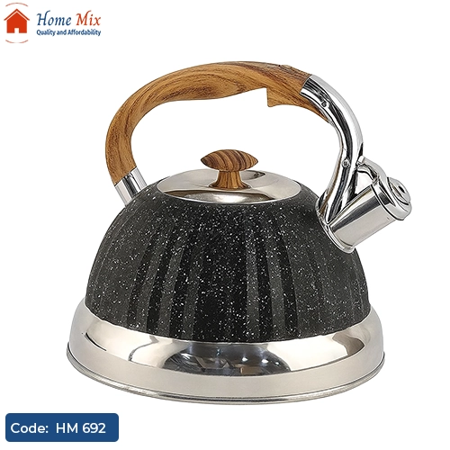 HM 692 براد جرانيت صفّارة – استانلس من الداخل ومناسب لجميع أنواع البوتاجازات بسعة 3 لتر - الصورة 1