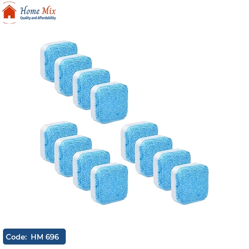 HM 696 أقراص تنظيف الغسالة – علبة 12 قطعة لإزالة الرواسب وتنقية الغسالة من الداخل - الصورة 1