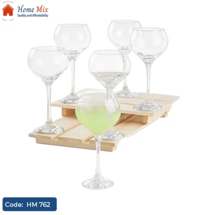 طقم كاسات Ambassador باشاباتشي تركي – 6 قطع سادة زجاج 250 مل