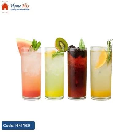 طقم شوب مياه أو عصير باشاباتشي تركي – 6 قطع زجاج 290 مل