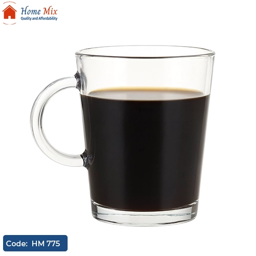 HM 775 طقم أكواب لاتيه باشاباتشي تركي – 6 قطع زجاج 290 مل - الصورة 1