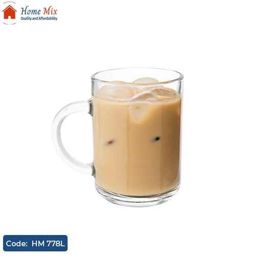 HM 778L طقم أكواب I Conice باشاباتشي تركي – 6 قطع زجاج سادة 270 مل - الصورة 1