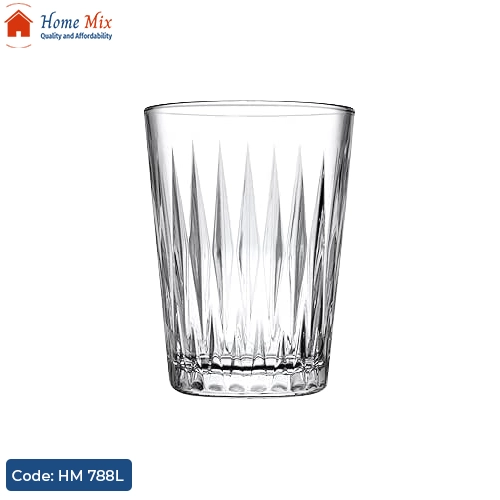 HM 788L طقم أكواب LUZIA باشاباتشي تركي – 6 قطع زجاج 350 مل - الصورة 1