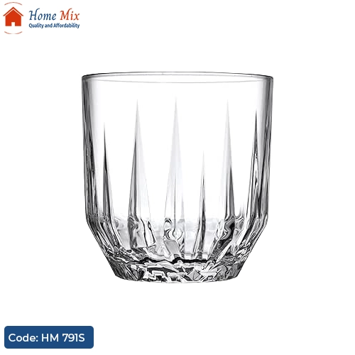 HM 791S طقم أكواب زجاج كريستال باشاباتشي تركي – 6 قطع سعة 260 مل - الصورة 1