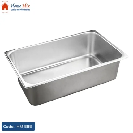 صينية استانلس مستطيلة – 52×33 سم