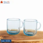 طقم أكواب باشاباتشي تركي ملون 245 مل – 6 قطع