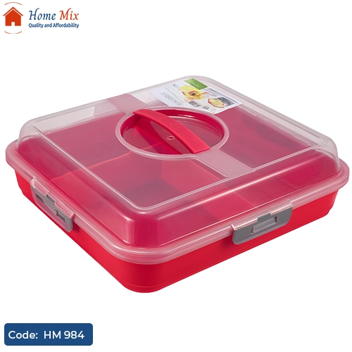 HM 984 حافظة مخبوزات بلاستيك بيور - الصورة 1