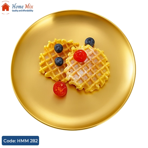 HMM 282 طبق تقديم جولد استيل 23 سم - الصورة 1