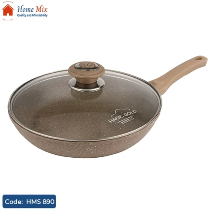 قلاية جرانيت بغطاء بايركس – مقاس 24 سم