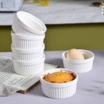 ⁦طقم بولات بورسلين أبيض صالح للفرن والميكرويف – 6 قطع⁩ - الصورة ⁦2⁩