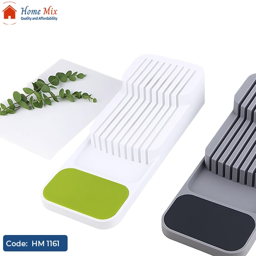 HM 1161 منظم سكاكين بلاستيك بيور لجميع المقاسات – تصميم عصري للمطبخ - الصورة 1