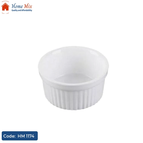 HM 1174 طقم بولات بورسلين أبيض صالح للفرن والميكرويف – 6 قطع - الصورة 1