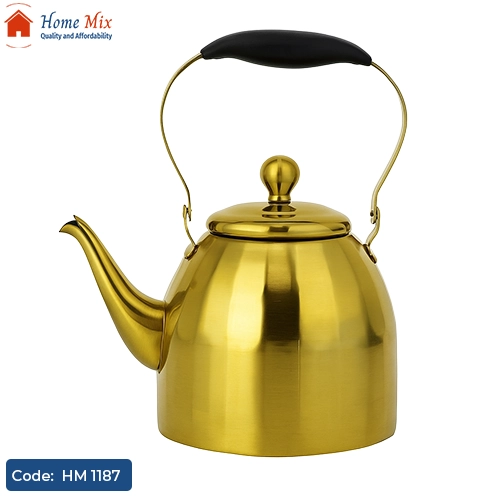 HM 1187 براد استانلس جولد مزود بصفاية أعشاب – سعة 1.5 لتر - الصورة 1
