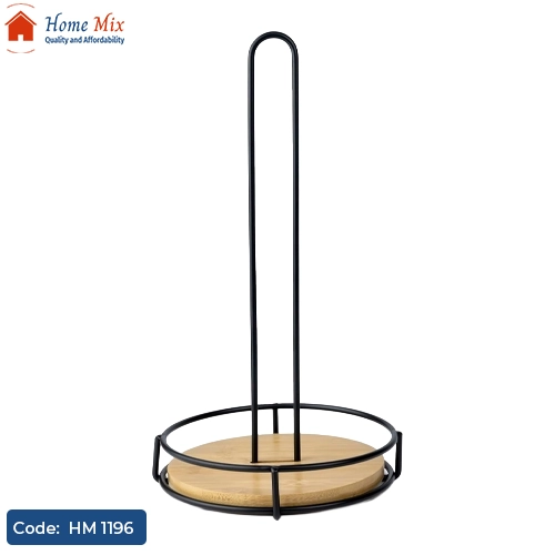 HM 1196 حامل مناديل معدن مجلفن ضد الصدأ – تصميم عصري أنيق بارتفاع 30 سم - الصورة 1